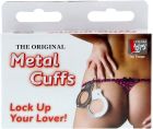 Большие металлические наручники с ключами Dream Toys Metal Сuffs, серебристые вид 2