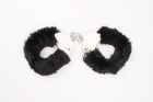 Наручники металеві Chisa Hi-Basic Fur-lined Handcuffs з чорним хутром вид 3