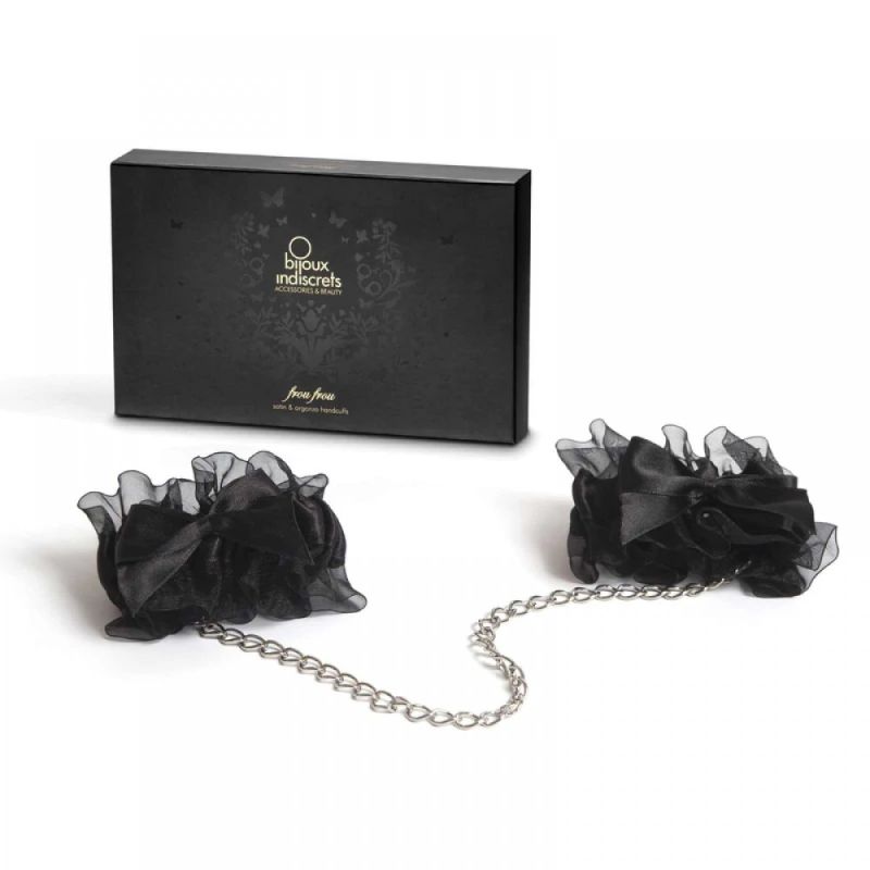 Наручники Bijoux Indiscrets - Frou Frou Organza handcuffs, подарункова упковка вид 4