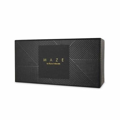 Наручники Bijoux Indiscrets MAZE - Wide Cuffs Brown, екошкіра, стильні браслети вид 6