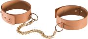 Наручники Bijoux Indiscrets MAZE - Wide Cuffs Brown, екошкіра, стильні браслети