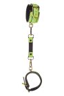 Наручники люмінесцентні DreamToys Radiant Glow In The Dark із золотистою фурнітурою, зелені вид 4