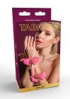 Наручники з бантиками Taboom Malibu Wrist Cuffs із веганської шкіри, рожеві вид 2