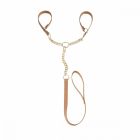 Наручники с поводком Indiscrets MAZE - T-Restraints Black, подарочная упаковка вид 4