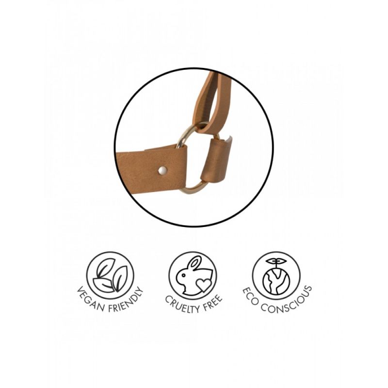 Наручники с поводком Indiscrets MAZE - T-Restraints Black, подарочная упаковка вид 5