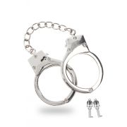 Наручники для БДСМ практик Taboom Luxury Bondage Essentials металеві, срібні