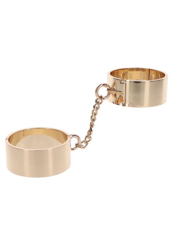 Наручники Slave Wrist Cuffs TABOOM, металеві, золотисті вид 5