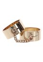 Наручники Slave Wrist Cuffs TABOOM, металеві, золотисті