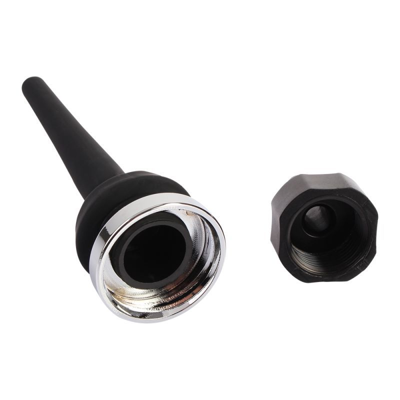 Насадка на анальный душ коническая Chisa Black Mont, черная вид 6