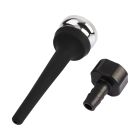 Насадка на анальный душ коническая Chisa Black Mont, черная вид 7