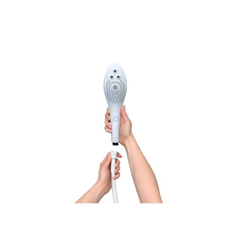 Насадка на душ для мастурбації Womanizer Wave, біла вид 10