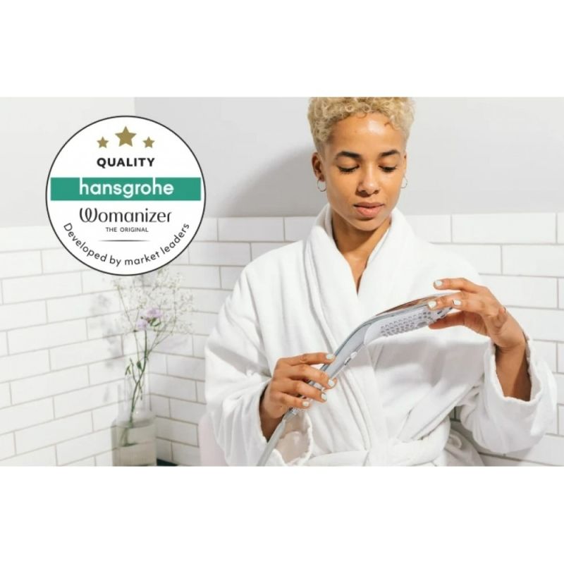 Насадка на душ для мастурбації Womanizer Wave, біла вид 4