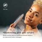 Насадка на душ для мастурбации Womanizer Wave, серебренная вид 15