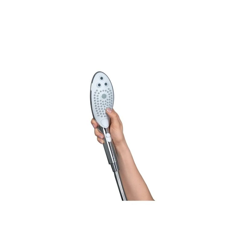 Насадка на душ для мастурбации Womanizer Wave, серебренная вид 8