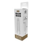 Насадка на пеніс Dreamtoys Ramrod з кільцем для мошонки, прозора. вид 2