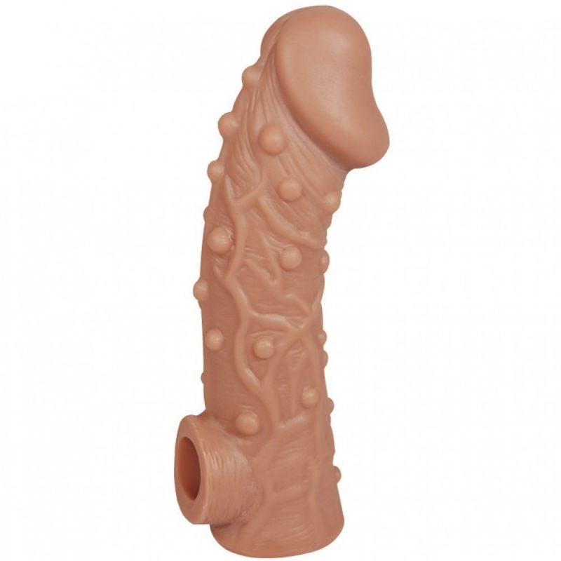 Насадка на пенис с отверстием для мошонки Kokos 16,5 см. CS 002-L вид 3