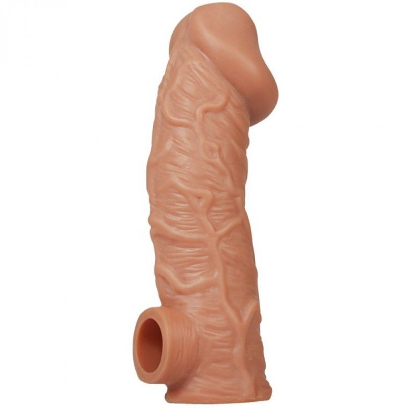 Насадка на пенис с отверстием для мошонки Kokos 15,6 см. CS 001-M вид 3