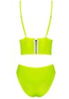 Комплект топ із трусиками Obsessive Neonia жовтий, S/M вид 3