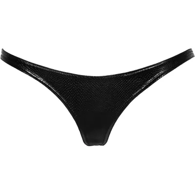 Трусики стрінги Noir Handmade Snake wetlook thong - S