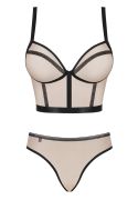 Комплект Obsessive Nudelia top & panties L/XL
