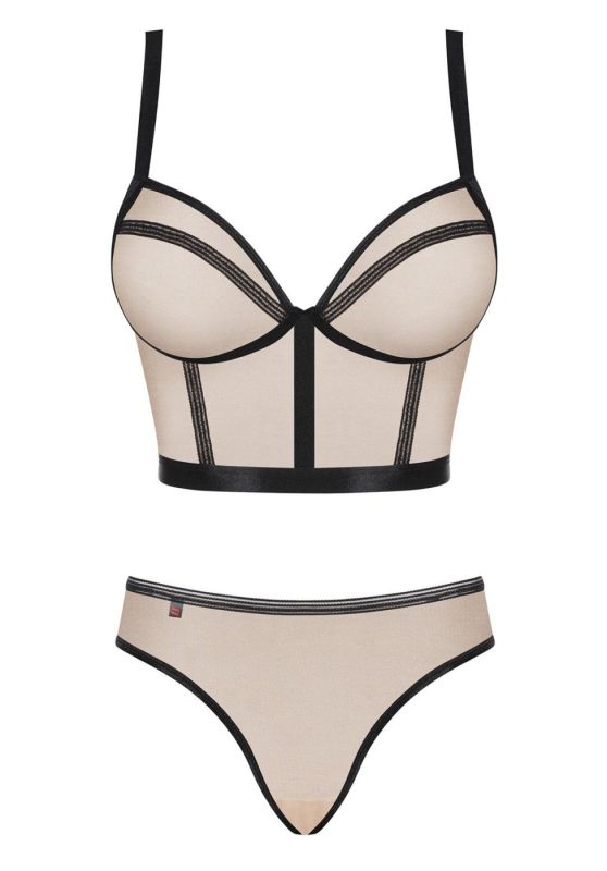Комплект Obsessive Nudelia top & panties L/XL вид 2