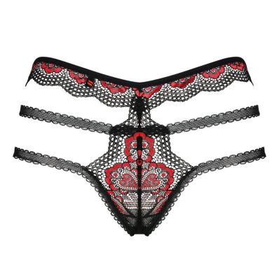 Трусики Obsessive Megies panties black L / XL