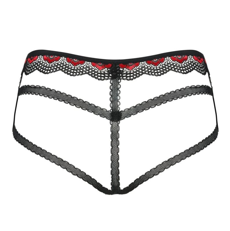 Трусики Obsessive Megies panties black L/XL вид 3