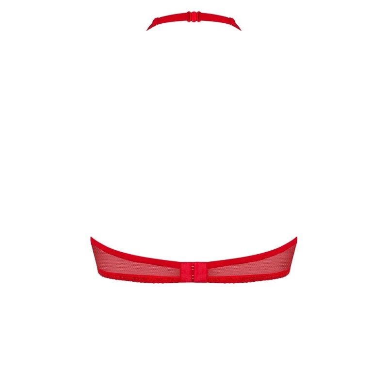 Бюстгальтер Obsessive 838-bra-3 bra red S / M вид 3