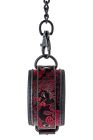 Окови на ноги Dream Toys Blaze Deluxe чорні з червоною вишивкою вид 5