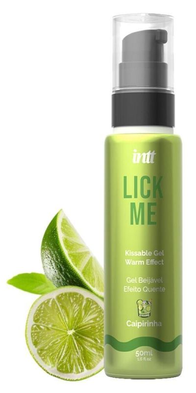 Оральный гель со вкусом кайпириньи Intt Lick Me Caipirinha с согревающим эффектом, 50 мл вид 2