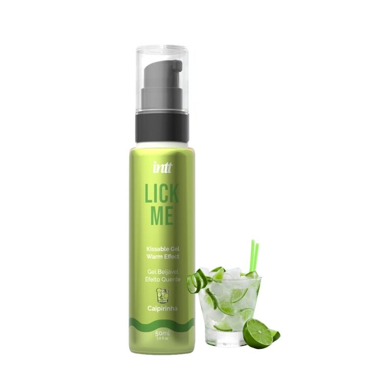 Оральный гель со вкусом кайпириньи Intt Lick Me Caipirinha с согревающим эффектом, 50 мл вид 5