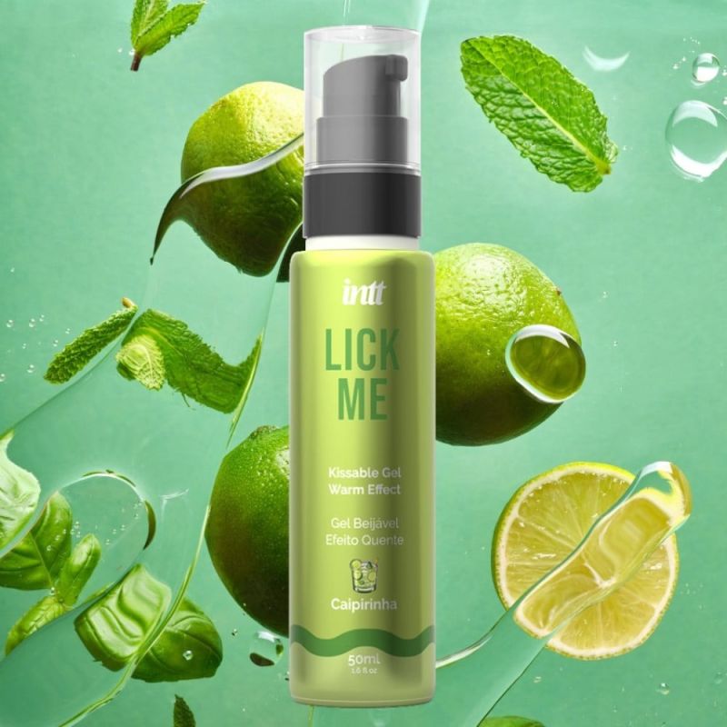 Оральный гель со вкусом кайпириньи Intt Lick Me Caipirinha с согревающим эффектом, 50 мл вид 4