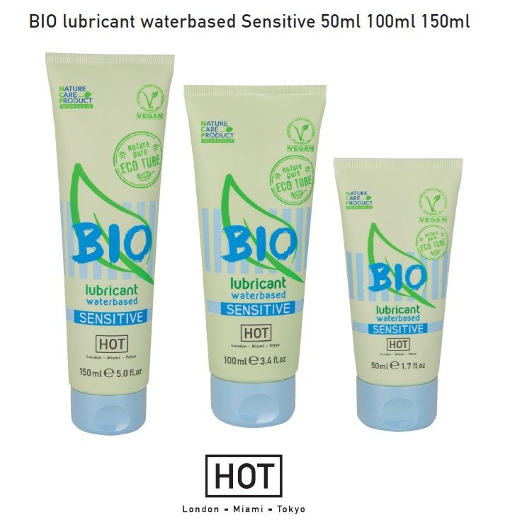 Органический лубрикант на водной основе Hot Bio Lube Sensitive, 50 мл вид 3