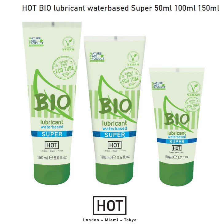 Органічний лубрикант на водній основі Hot Bio Lube Super, 50 мл вид 3