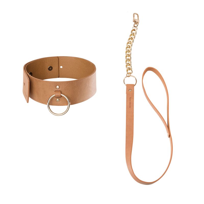 Нашийник MAZE - Wide Choker Brown вид 5