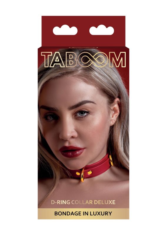 Нашийник з фіксаторами Taboom, червоний вид 2