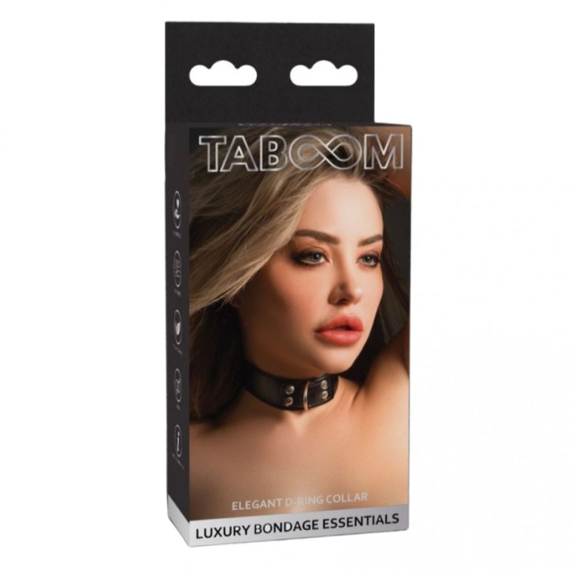 Ошейник с фиксатором Taboom, черный вид 2