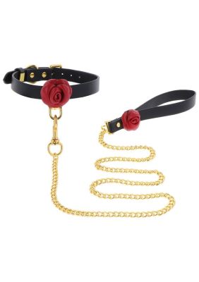 Нашийник з повідцем Taboom Wild Roses Collar & Leash з декоративними трояндами