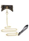 Нашийник із заклепками та повідцем Taboom Vogue Studded Collar and Leash, веганська шкіра, чорний вид 8