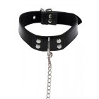 Нашийник широкий з повідцем Taboom Luxury Bondage Essentials чорний вид 6