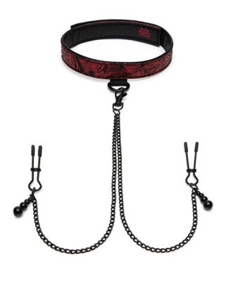Ошейник с зажимами для сосков Sweet Anticipation Fifty Shades of Grey Collar Nipp