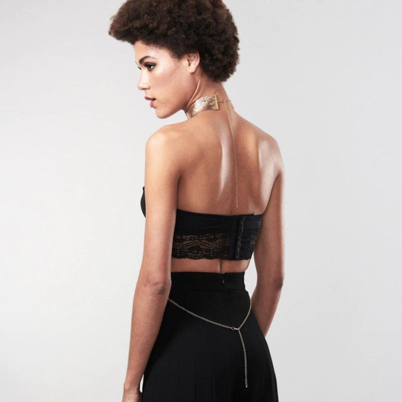 Намисто-нашийник з ланцюжком Bijoux Indiscrets золоте, 59 см вид 4