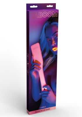 Паддл Taboom Glow In the Dark, светящийся в темноте, розовый, 32 см
