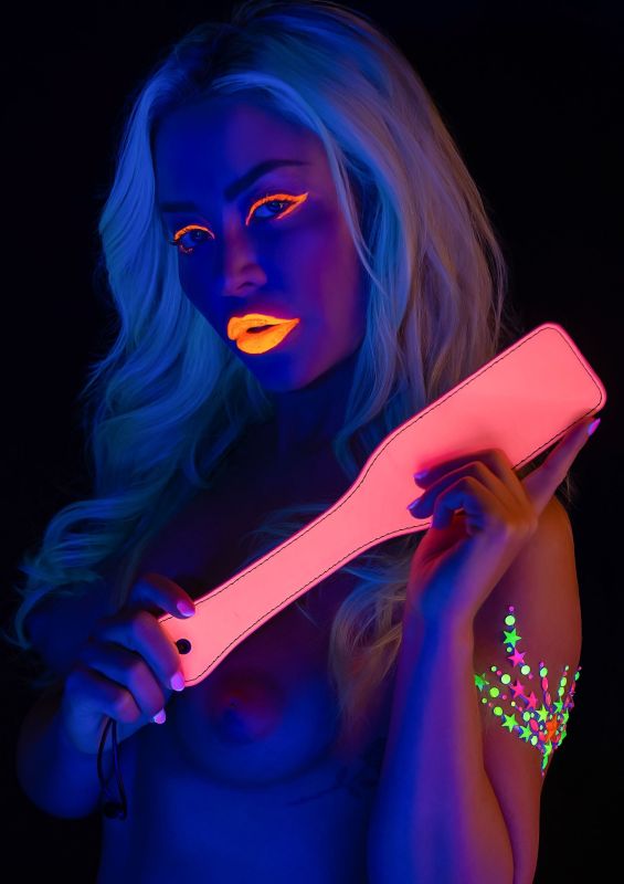 Паддл Taboom Glow In the Dark, світиться в темряві, рожевий, 32 см вид 4