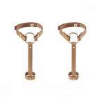 Пара браслетів на зап'ясті та палець Bijoux Indiscrets MAZE Hand Bracelet Harness Brown, екошкіра вид 7