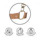 Пара браслетов на запястье и палец Bijoux Indiscrets MAZE Hand Bracelet Harness Brown, эко-кожа вид 8