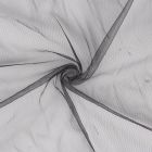 Пеньюар довгий з окантовкою хутром та атласним поясом Star Night Plush Edging чорний, XS-S вид 8