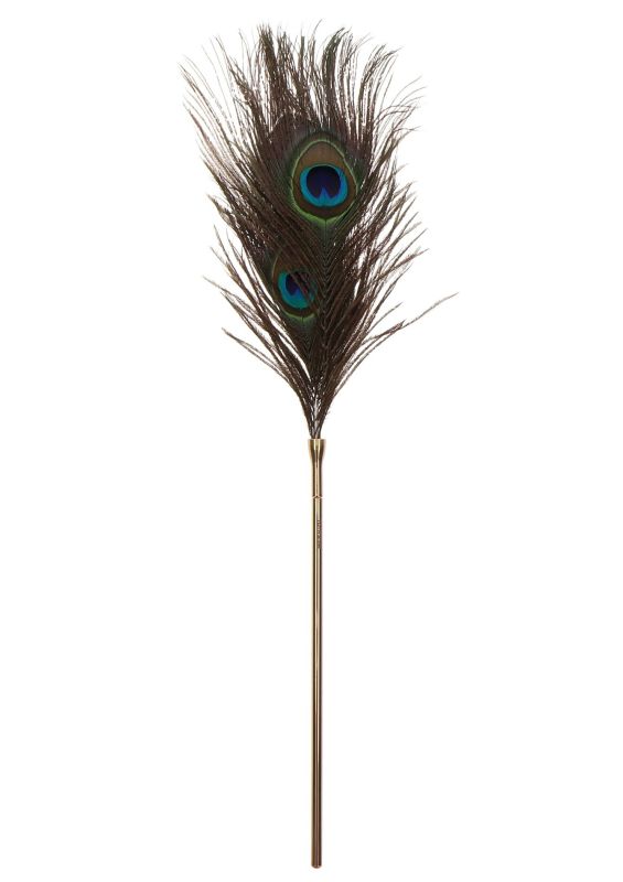 Перо Павлина Taboom DONA Peacock Tickler на длинной ручке вид 2
