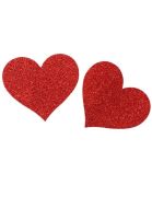 Пестиси на соски червоні сідочки Star Night з глітером