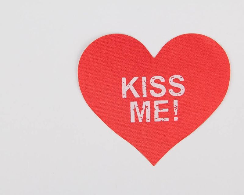 Пестиси на соски Star Night Kiss Me червоні серця вид 3